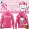 Hello Kitty x New York Yankees 2026 Pink Hoodie, Viral 3D Graphic Tee Hello Kitty X New York Yankees 2026 Pink Hoodie
