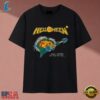Helloween Savage Pumpkins Rock And Roll Guitar Graphic T Shirt, Music 2D Graphic Tee Helloween Savage Pumpkins Rock And Roll Guitar Graphic T Shirt