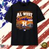Houston Astros 2026 AL West Champions Houston Baseball Built Different T Shirt, Trendy 2D Print Shirt Houston Astros 2026 AL West Champions Houston Baseball Built Different T Shirt