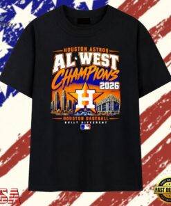 Houston Astros 2026 AL West Champions Houston Baseball Built Different T Shirt, Trendy 2D Print Shirt Houston Astros 2026 AL West Champions Houston Baseball Built Different T Shirt