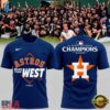 Houston Astros Navy 2026 AL West Division Champions Limited Edition 3D Shirt, Viral 3D Graphic Tee Houston Astros Navy 2026 AL West Division Champions Limited Edition 3D Shirt