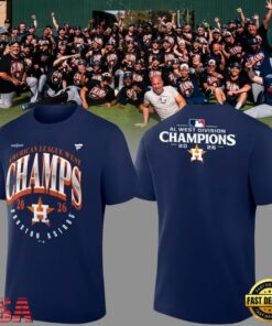 Houston Astros Navy 2026 AL West Division Champions T Shirt, Viral 3D Graphic Tee Houston Astros Navy 2026 AL West Division Champions T Shirt