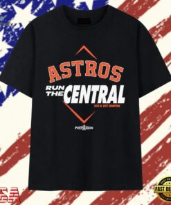 Houston Astros Run the Central 2026 AL West Champions Postseason T Shirt, Trendy 2D Print Shirt Houston Astros Run The Central 2026 AL West Champions Postseason T Shirt