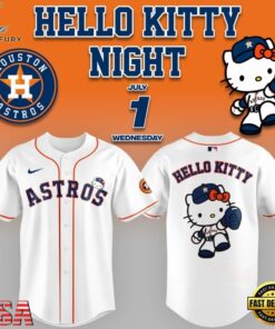 Houston Astros x Hello Kitty Night 2026 Jersey Shirt, Hot Baseball Jersey Houston Astros X Hello Kitty Night 2026 Jersey Shirt