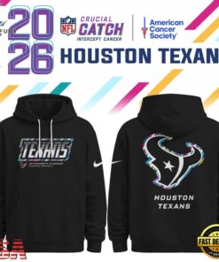 Houston Texans NFL Crucial Catch 2026 Limited Edition Black Hoodie Shirt, Sports Fans 3D Shirt Houston Texans Nfl Crucial Catch 2026 Limited Edition Black Hoodie Shirt