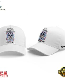 Houston Texans x Dia de los Muertos Graphic 2026 Baseball Cap, Fashion Baseball Cap Houston Texans X Dia DE Los Muertos Graphic 2026 Baseball Cap