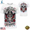 Houston Texans x Dia de los Muertos Graphic 2026 White T Shirt, Viral 3D Graphic Tee Houston Texans X Dia DE Los Muertos Graphic 2026 White T Shirt