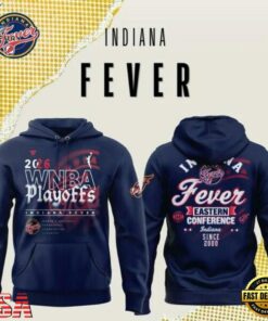Indiana Fever 2026 WNBA Playoffs Eastern Conference Pullover Hoodie, Viral 3D Graphic Tee Indiana Fever 2026 Wnba Playoffs Eastern Conference Pullover Hoodie
