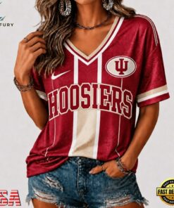 Indiana Hoosiers NCAA Rivalry Game Spirit V neck T Shirt, NCAA V Neck Fan Shirt Indiana Hoosiers Ncaa Rivalry Game Spirit V Neck T Shirt