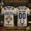 Indianapolis Colts 2026 NFL Native American Heritage 3D Shirt, Sports Fans 3D Shirt Indianapolis Colts 2026 Nfl Native American Heritage 3D Shirt