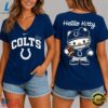 Indianapolis Colts NFL Hello Kitty Football V Neck T Shirt, NFL Team V Neck Tee 3 Indianapolis Colts NFL Hello Kitty Football V Neck T Shirt, NFL Team V Neck Tee Indianapolis Colts Nfl Hello Kitty Football V Neck T Shirt