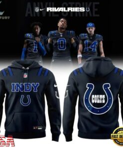 Indianapolis Colts NFL x Rivalries Anvil Strike 2026 Limited Edition Hoodie, Viral 3D Graphic Tee Indianapolis Colts Nfl X Rivalries Anvil Strike 2026 Limited Edition Hoodie