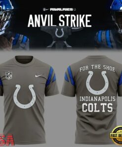 Indianapolis Colts NFL x Rivalries Anvil Strike 2026 T Shirt, Viral 3D Graphic Tee Indianapolis Colts Nfl X Rivalries Anvil Strike 2026 T Shirt