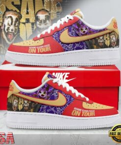Insane Clown Posse ICP On Tour Custom Air Force 1 Shoes, Music Lover AF1 Shoes Insane Clown Posse Icp ON Tour Custom Air Force 1 Shoes