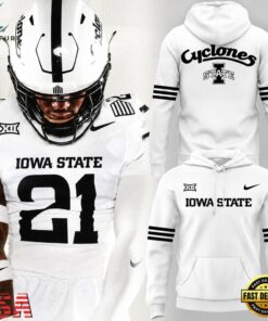 Iowa State Cyclones 2026 Icy Whites Uniform White Hoodie, Viral 3D Graphic Tee Iowa State Cyclones 2026 Icy Whites Uniform White Hoodie
