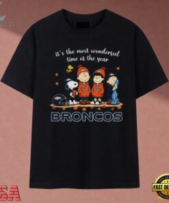 It's The Most Wonderful Time Of The Year Denver Broncos Peanuts T Shirt, Music 2D Graphic Tee IT S The Most Wonderful Time OF The Year Denver Broncos Peanuts T Shirt