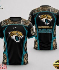 Jacksonville Jaguars 2026 NFL Hunting Camo 3D Shirt, Sports Fans 3D Shirt Jacksonville Jaguars 2026 Nfl Hunting Camo 3D Shirt