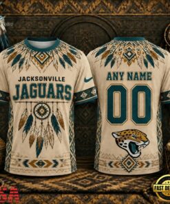 Jacksonville Jaguars 2026 NFL Native American Heritage 3D Shirt, Sports Fans 3D Shirt Jacksonville Jaguars 2026 Nfl Native American Heritage 3D Shirt