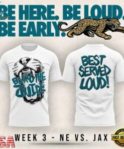 Jacksonville Jaguars Bring The Juice, Best Served Loud 2026 White T Shirt, Viral 3D Graphic Tee Jacksonville Jaguars Bring The Juice Best Served Loud 2026 White T Shirt
