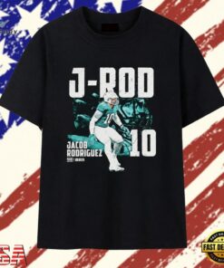 Jacob Rodriguez J Rod 10 Distressed NFLPA T Shirt, Trendy 2D Print Shirt Jacob Rodriguez J Rod 10 Distressed Nflpa T Shirt