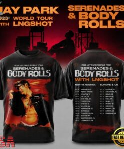 JAY PARK x LNGSHOT 2026 World Tour Serenades x Body Rolls New 3D Shirt, Trending Music 3D Tee Jay Park X Lngshot 2026 World Tour Serenades X Body Rolls New 3D Shirt