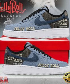 Jelly Roll Little Ass Shed Country Rock Graphic Air Force 1 Shoes, Music Lover AF1 Shoes Jelly Roll Little Ass Shed Country Rock Graphic Air Force 1 Shoes