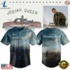 Josiah Queen Damascus Road Tour 2027 Limited Edition Signature Baseball Jersey, Music Artist Baseball Jersey Josiah Queen Damascus Road Tour 2027 Limited Edition Signature Baseball Jersey