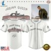 Josiah Queen Damascus Road Tour 2027 Signature White Baseball Jersey, Music Artist Baseball Jersey Josiah Queen Damascus Road Tour 2027 Signature White Baseball Jersey