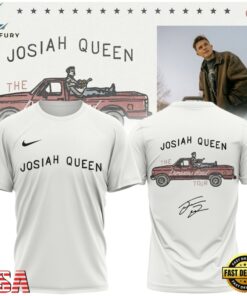 Josiah Queen Damascus Road Tour 2027 Signature White T Shirt, Trending Music 3D Tee Josiah Queen Damascus Road Tour 2027 Signature White T Shirt