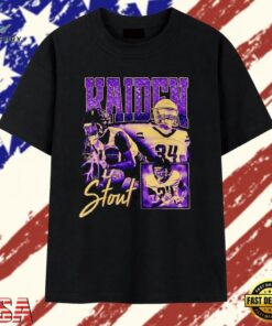 Kaiden Stout 34 Football Player Athlete T Shirt, Trendy 2D Print Shirt Kaiden Stout 34 Football Player Athlete T Shirt