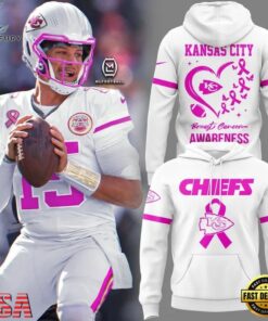 Kansas City Chiefs Breast Cancer Awareness 2026 New Design Hoodie, Viral 3D Graphic Tee Kansas City Chiefs Breast Cancer Awareness 2026 New Design Hoodie