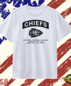 Kansas City Chiefs National Football League AFC West Logo T Shirt, Trendy 2D Print Shirt Kansas City Chiefs National Football League Afc West Logo T Shirt