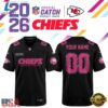 Kansas City Chiefs NFL Crucial Catch 2026 Black Limited Edition Football Jersey, Fashion Football Jersey Kansas City Chiefs Nfl Crucial Catch 2026 Black Limited Edition Football Jersey