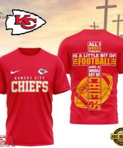 Kansas City Chiefs NFL Whole Lot of Football Christian Cross 3D Shirt, Sports Fans 3D Shirt Kansas City Chiefs Nfl Whole Lot OF Football Christian Cross 3D Shirt