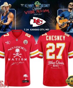 Kansas City Chiefs x Kenny Chesney The Original Vibe Room Tour 2027 Football Jersey, Fashion Football Jersey Kansas City Chiefs X Kenny Chesney The Original Vibe Room Tour 2027 Football Jersey