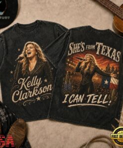 Kelly Clarkson Vintage Tour Portrait 3D Shirt, Trending Music 3D Tee Kelly Clarkson Vintage Tour Portrait 3D Shirt