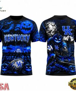 Kentucky Wildcats Football x Halloween Night 2026 T Shirt, Viral 3D Graphic Tee Kentucky Wildcats Football X Halloween Night 2026 T Shirt