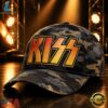 KISS Golden Thunder Camo Rock Legend Classic Cap, Music Lover Baseball Cap Kiss Golden Thunder Camo Rock Legend Classic Cap