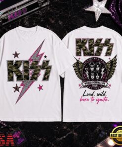 KISS Midnight Voltage 3D Shirt, Trending Music 3D Tee Kiss Midnight Voltage 3D Shirt