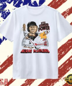 Kyle Stowers Power Miami Marlins MLB Baseball T Shirt, Trendy 2D Print Shirt Kyle Stowers Power Miami Marlins Mlb Baseball T Shirt