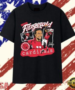 Larry Fitzgerald Arizona Cardinals Player Signature GraphicT Shirt, Trendy 2D Print Shirt Larry Fitzgerald Arizona Cardinals Player Signature Graphict Shirt