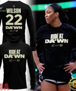Las Vegas Aces A'ja's Ride at Da'wn 2026 Long Sleeve Shirt, Viral 3D Graphic Tee Las Vegas Aces A JA S Ride AT DA WN 2026 Long Sleeve Shirt