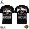 Las Vegas Raiders 2026 Latino Heritage Month Viva Los T Shirt, Viral 3D Graphic Tee Las Vegas Raiders 2026 Latino Heritage Month Viva Los T Shirt