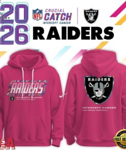 Las Vegas Raiders Crucial Catch 2026 Pink Limited Edition Hoodie Shirt, Viral 3D Graphic Tee Las Vegas Raiders Crucial Catch 2026 Pink Limited Edition Hoodie Shirt