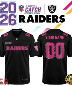 Las Vegas Raiders NFL Crucial Catch 2026 Black Limited Edition Football Jersey, Fashion Football Jersey Las Vegas Raiders Nfl Crucial Catch 2026 Black Limited Edition Football Jersey