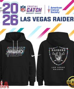 Las Vegas Raiders NFL Crucial Catch 2026 Limited Edition Black Hoodie Shirt, Sports Fans 3D Shirt Las Vegas Raiders Nfl Crucial Catch 2026 Limited Edition Black Hoodie Shirt