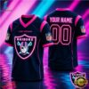 Las Vegas Raiders NFL Electric Glow Custom Football Jersey, Trending NFL Jersey Las Vegas Raiders Nfl Electric Glow Custom Football Jersey