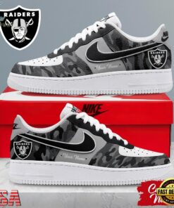 Las Vegas Raiders NFL End Zone Energy Custom Air Force 1 Shoes Sneaker, NFL Fan AF1 Shoes Las Vegas Raiders Nfl End Zone Energy Custom Air Force 1 Shoes Sneaker