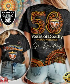 Las Vegas Raiders NFL Naidoc Week 2026 Unisex 3D Shirt, Sports Fans 3D Shirt Las Vegas Raiders Nfl Naidoc Week 2026 Unisex 3D Shirt
