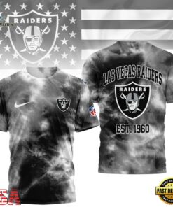 Las Vegas Raiders NFL Sunday Legends Tie Dye 3D Shirt, Sports Fans 3D Shirt Las Vegas Raiders Nfl Sunday Legends Tie Dye 3D Shirt